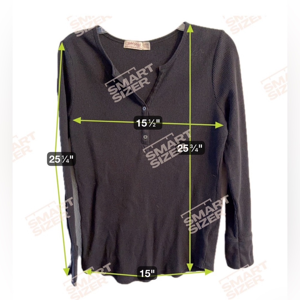 Bundle - Faded Glory Women’s Long Sleeve Top Size Large - Two Tops - Picture 4 of 7